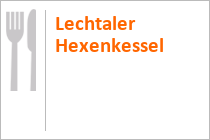 Lechtaler Hexenkessel - Apres Ski - Restaurant - Jöchelspitzbahn - Bach im Lechtal