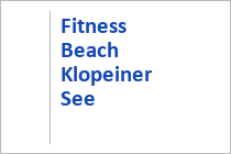 Fitness Beach - Klopeiner See - St. Kanzian - Kärnten