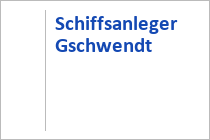 Schiffsanleger Gschwendt - Wolfgangsee Schifffahrt - Strobl - Salzkammergut
