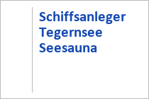 Schiffsanleger Seesauna - Tegernsee - Alpenregion Tegernsee-Schliersee