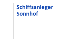 Schiffsanleger Sonnhof - Zeller See Schifffahrt - Zell am See - Salzburger Land
