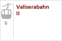 6er Gondelbahn Valiserabahn II - St. Gallenkirch - Skigebiet Silvretta Montafon