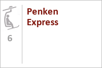 6er Sesselbahn Penken Express - Skigebiet Penken - Rastkogel - Eggalm im Zillertal.