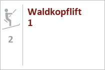 Ehemaliger Skilift Waldkopflift 1 - Skigebiet Sudelfeld - Bayrischzell