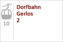 10er Gondelbahn Dorfbahn Gerlos 2 - Gerlos - Zillertal Arena.