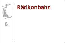 6er Sesselbahn Rätikonbahn - Skigebiet Golm - Vandans/Tschagguns - Montafon