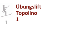Übungslift Topolino 1 - Skigebiet Monte Popolo / Eben im Pongau - Salzburger Sportwelt