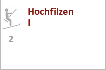 Skilift Hochfilzen I - Skigebiet Buchensteinwand - St. Ulrich im Pillerseetal - Hochfilzen