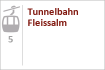 Tunnelbahn Fleissalm - Skigebiet Fleißalm - Heiligenblut - Großglockner - Kärnten