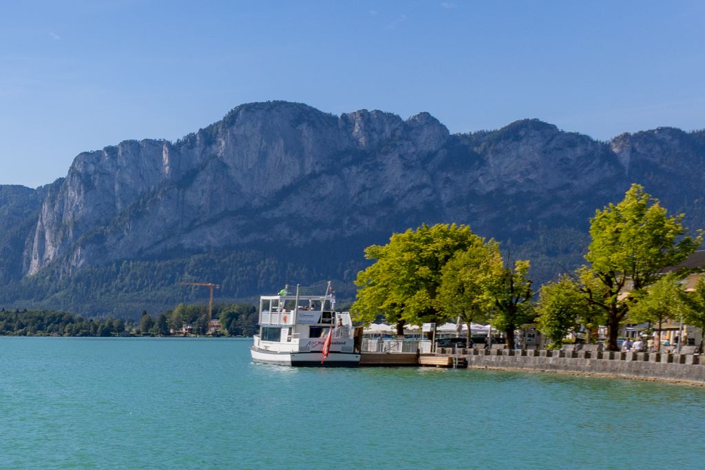 MS Mondseeland am Mondsee - Die MS Mondseeland gehört zur Flotte der Mondsee Schifffahrt Meindl am Mondsee in Oberösterreich. - © alpintreff.de - Christian Schön