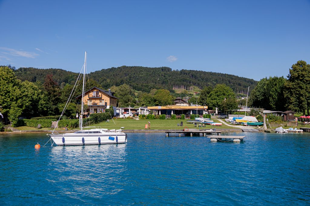 Seerestaurant Toskana am Attersee - Das Seerestaurant Toskana in Nussdorf am Attersee. - © alpintreff.de - Christian Schön