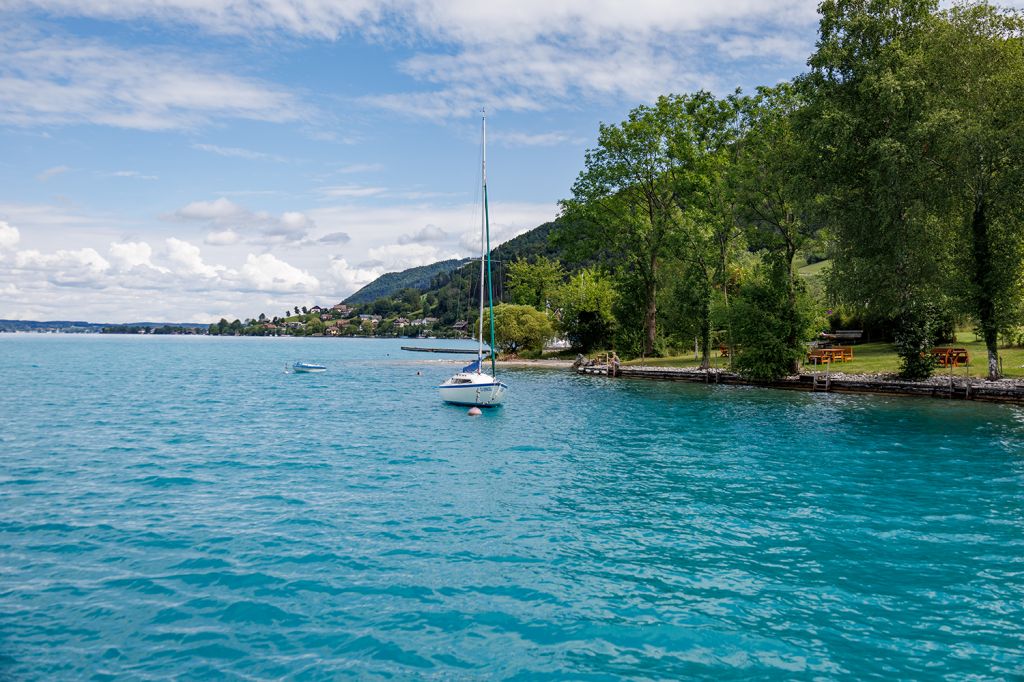 Bilder vom Attersee - Weyregg - Aufgenommen bei Weyregg am Ostufer. - © alpintreff.de - Christian Schön