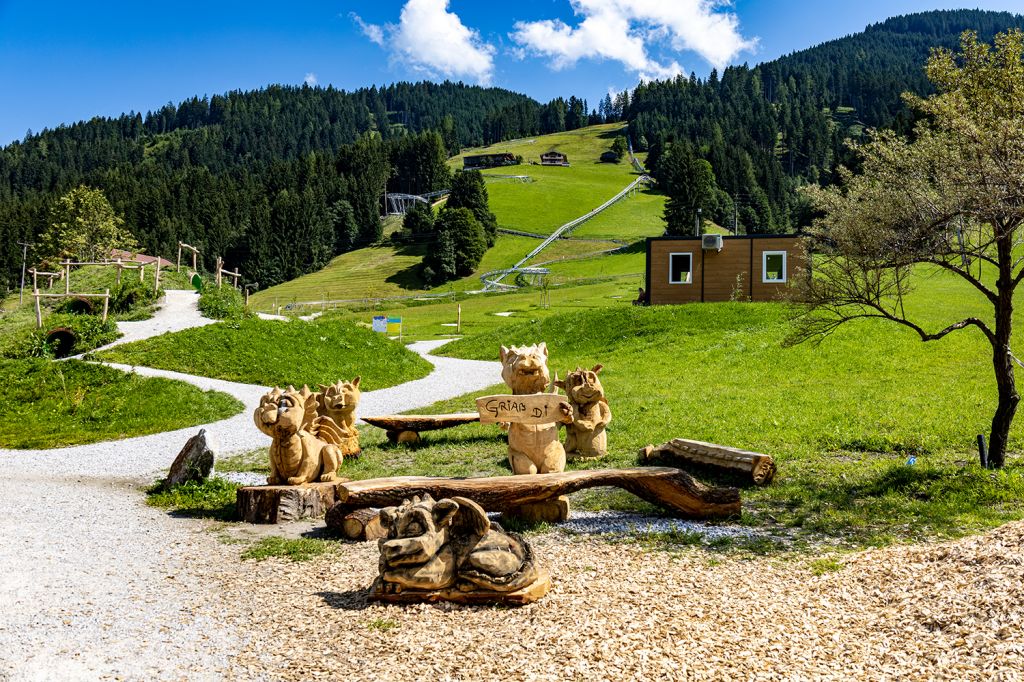 Drachental in Oberau in der Wildschönau - Das Drachental in der Wildschönau bereichert seit 2021 das Freizeitangeboet für Familien in der Wildschönau in Tirol. - © alpintreff.de - Silke Schön