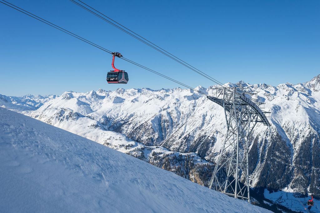 3S Pardatschgratbahn in Ischgl - Bilder der 3S-Pardatschgratbahn (A2) - © TVB Paznaun - Ischgl