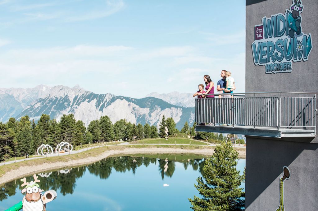 Widiversum - Hochoetz im Ötztal - Den Wiedererkennungswert liefert WIDI, das Bergschaf, welches immer mal wieder in verschiedenen Formen auftaucht.  - © Ötztal Tourismus, eye5.li, Daniel Zangerl