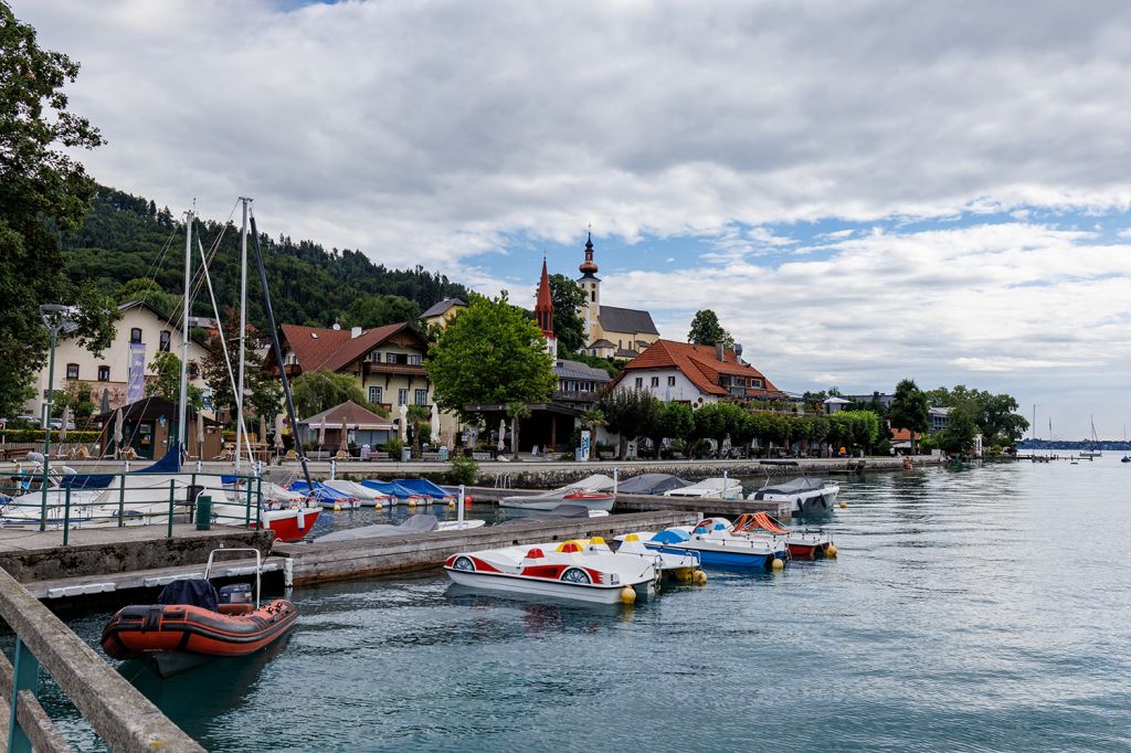 Attersee am Attersee - Der Ort Attersee liegt am Westufer des Sees. - © alpintreff.de - Christian Schön