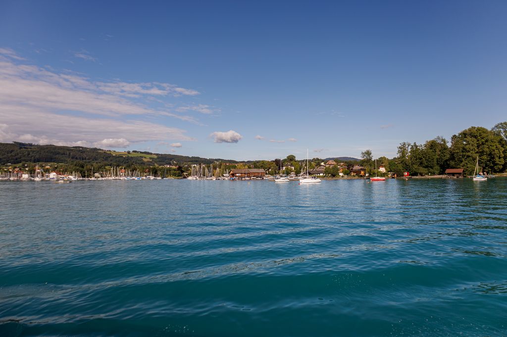 Bilder vom Attersee in Oberösterreich - Früher war der See übrigens auch unter dem Namen Kammersee geläufig, der sich auf das Salzkammergut bezog.  - © alpintreff.de - Christian Schön