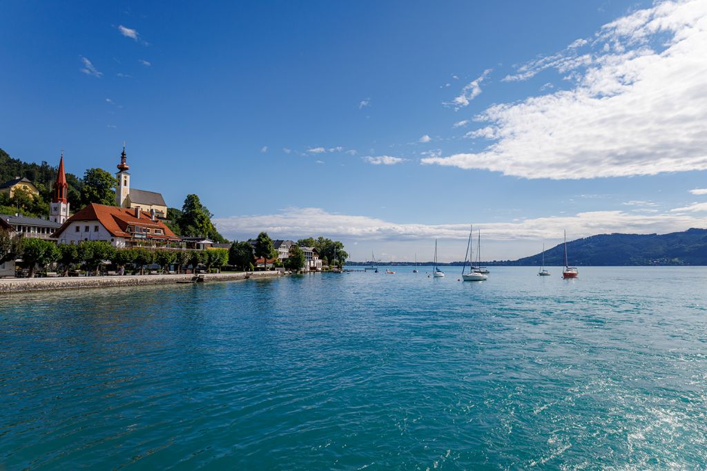 Attersee am Attersee - Bilder - Herrliche Sommer-Aussichten am Attersee. - © alpintreff.de - Christian Schön