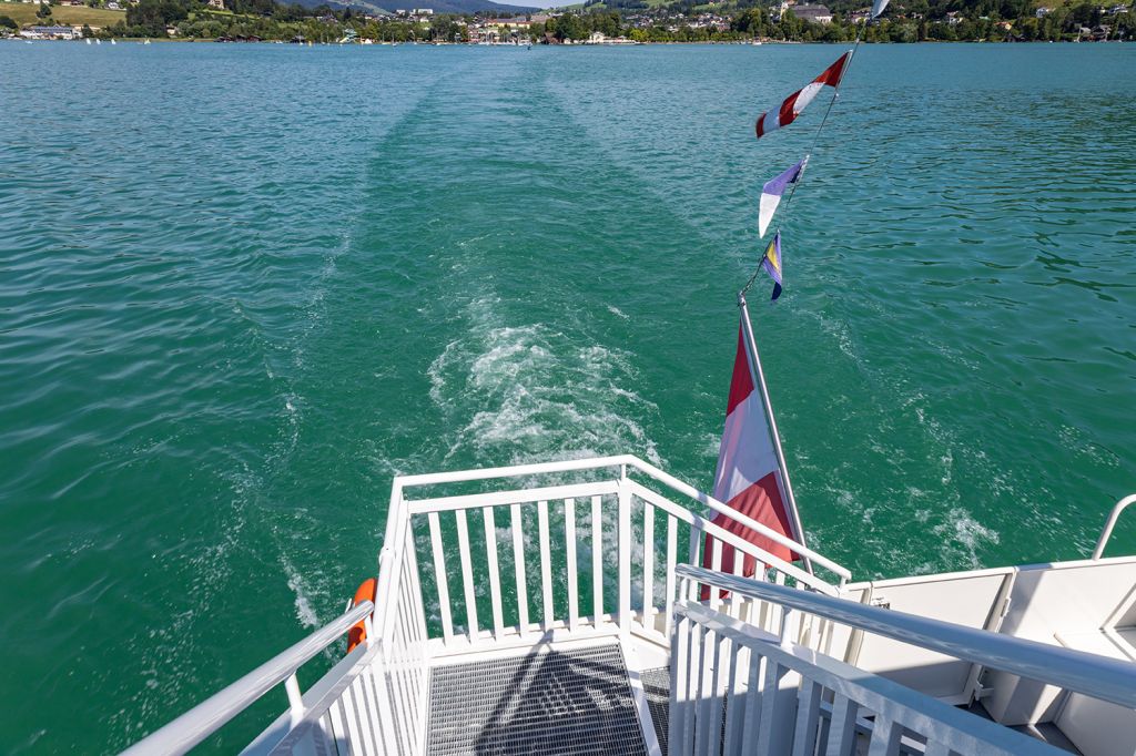 Mondsee Schifffahrt Meindl - Mondsee - Oberösterreich - Das Schiff kannst Du für alle Arten von Feiern und Events chartern.  - © alpintreff.de - Christian Schön