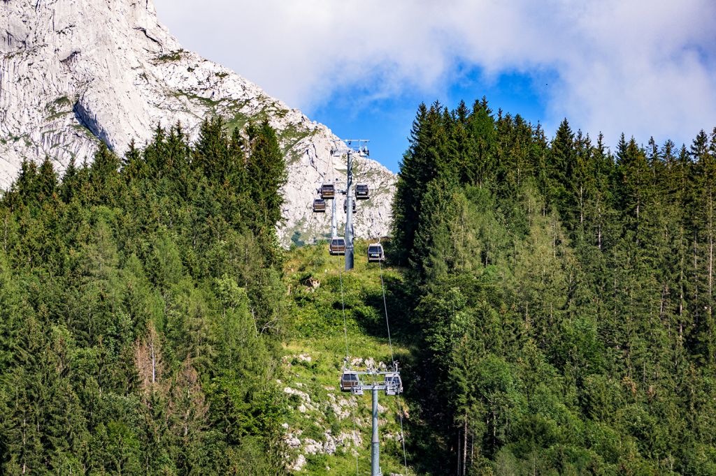 Berchtesgadener Land - Die Streckenlänge beträgt bei der ersten Sektion über 1.800 Metern, die zweite ist noch einmal 1.362 Meter lang. - © alpintreff.de - Christian Schön