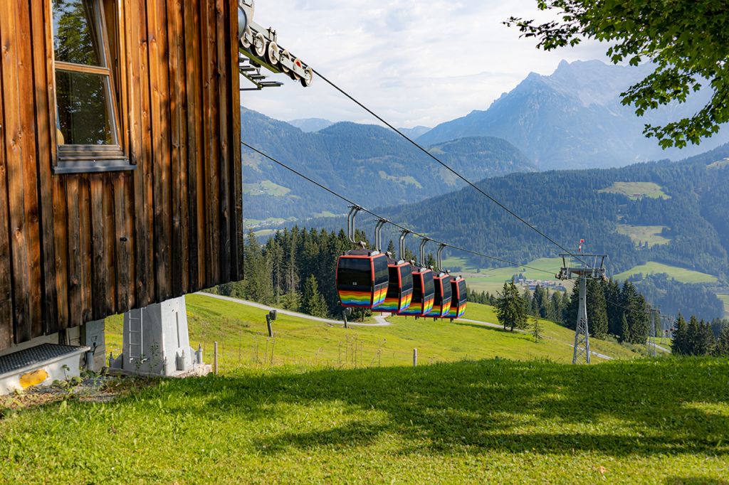 Gruppenbild - Die Fahrt mit der Streubödenbahn dauert ungefähr drei Minuten. - © alpintreff.de - Silke Schön