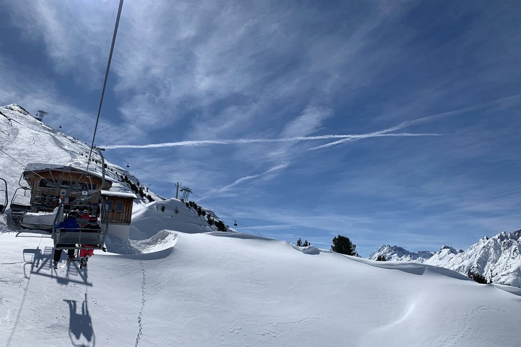 Alte Velilleckbahn - Ischgl im Paznauntal - Dabei überwandest Du einen Höhenunterschied von 190 Metern. - © Archiv TVB Paznaun-Ischgl