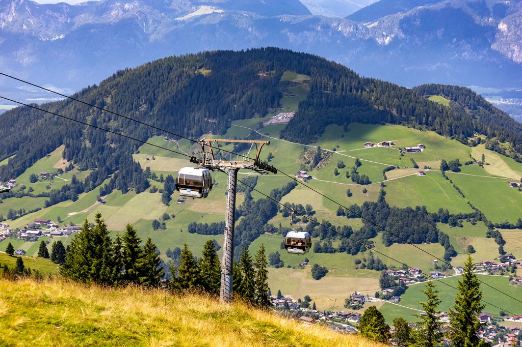 Bergbahn with a view - Eine schöne Aussicht hast Du auf alle Fälle vom Markbachjoch aus.  - © alpintreff.de - Silke Schön