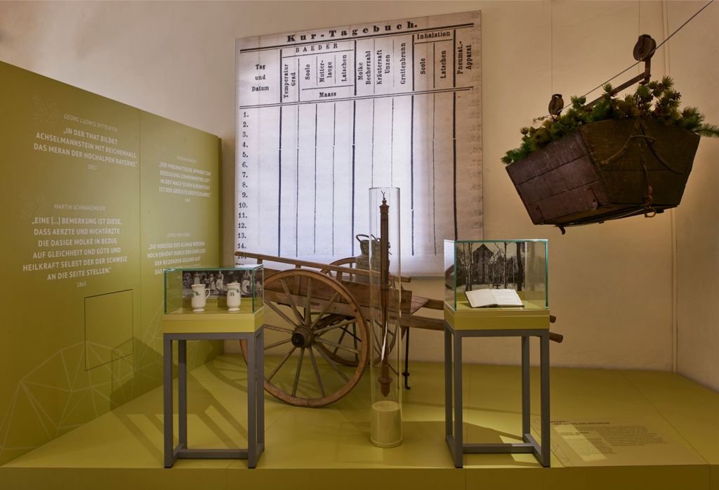 Baden und kuren - Ein wichtiges Thema in Bad Reichenhall ist die Gesundheit. Schon früher sind die Menschen dort hingefahren, um zu gesunden. - © ReichenhallMuseum