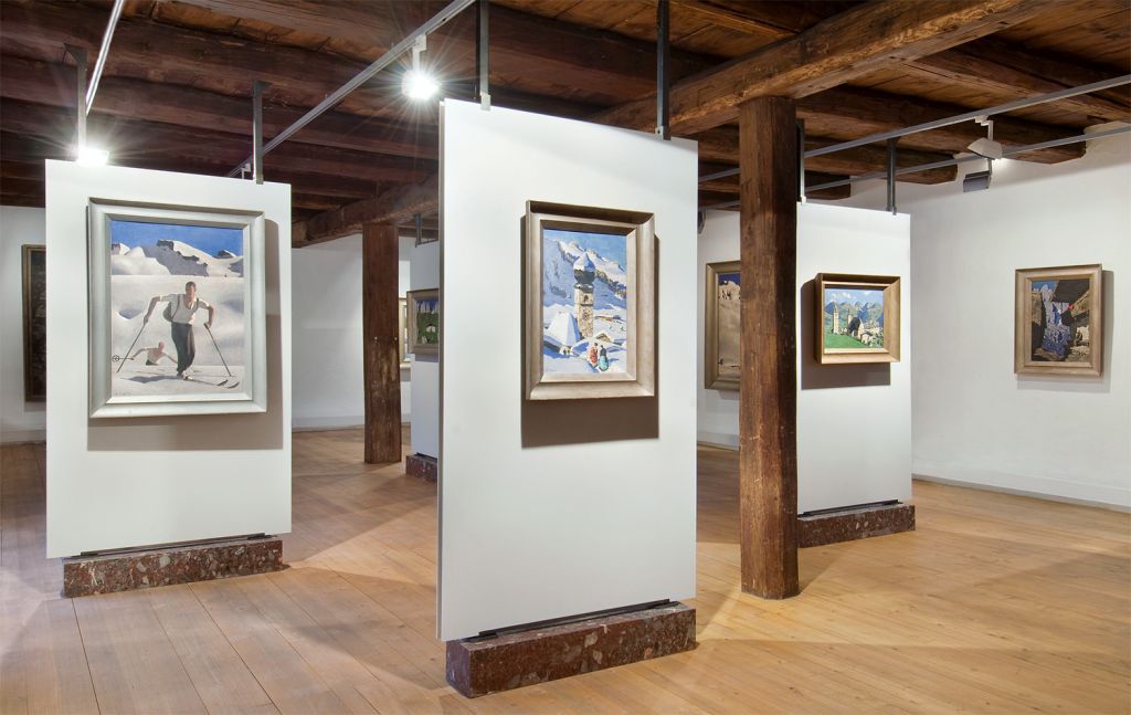 Museum - Kitzbühel - Die in den 1920er Jahren entstandenen Gemälde Alfons Walde stehen bis heute für Wintersport und  Winterlandschaft in Kitzbühel und Tirol.  - © Lazzari, Kitzbühel