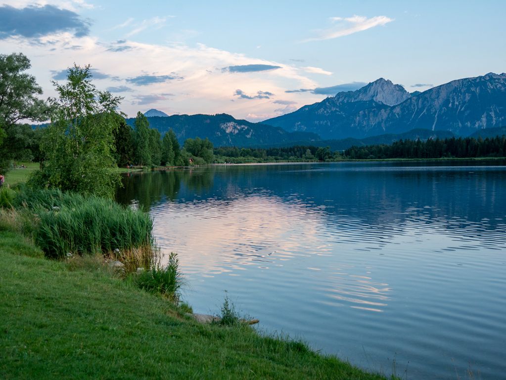 Hopfensee - Gute Nacht vom Hopfensee bei Füssen. Ganz sicher eine Reise wert. - © alpintreff.de - Christian Schön