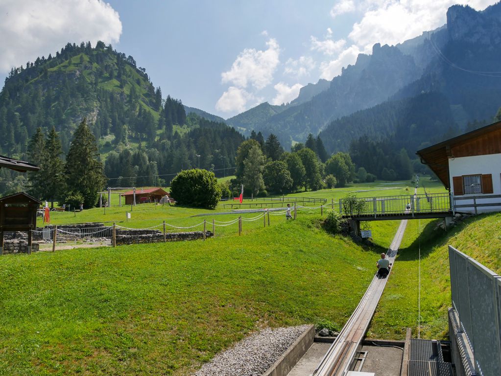 Tegelbergbahn - Dort befindet sich auch eine Sommerrodelbahn. - © alpintreff.de - Christian Schön