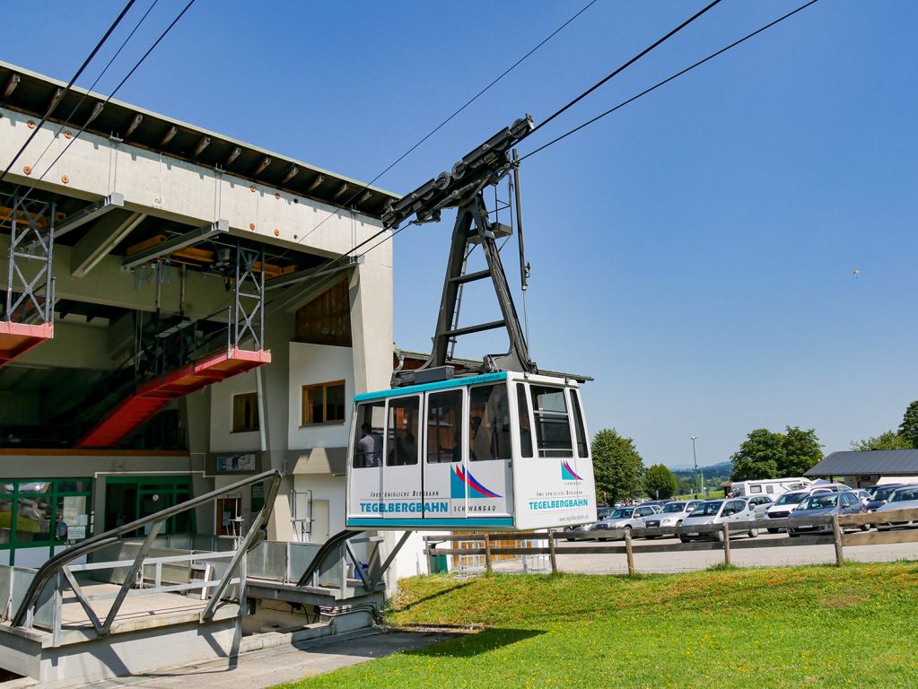 Tegelbergbahn  - Mit der Allgäu/Tirol Vitales Land Card ist die Benutzung kostenlos. - © alpintreff.de - Christian Schön