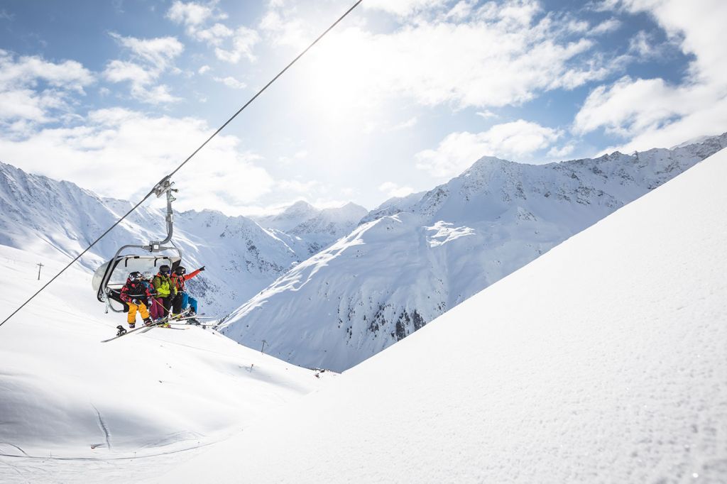 Skigebiet Rifflsee - Pitztal - knapp 5 km schwarze Pisten gibt es. - © Pitztaler Gletscherbahn GmbH & Co KG - Roland Haschka