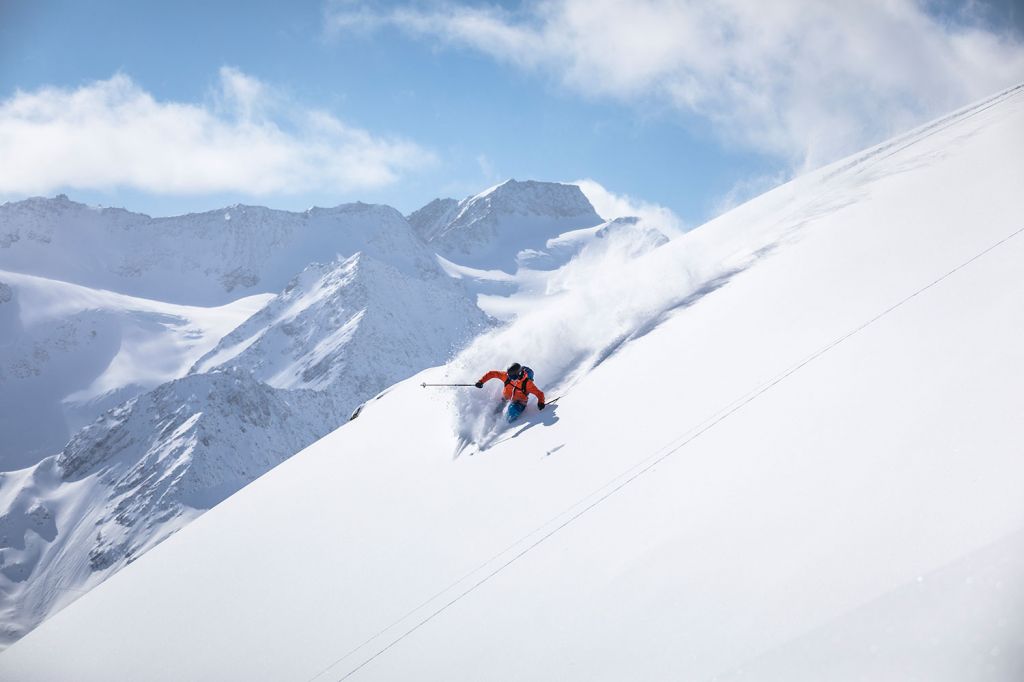 Skigebiet Rifflsee - Pitztal - Hinzu kommen noch 3 km unpräparierte Ski-Routen. - © Pitztaler Gletscherbahn GmbH & Co KG - Roland Haschka
