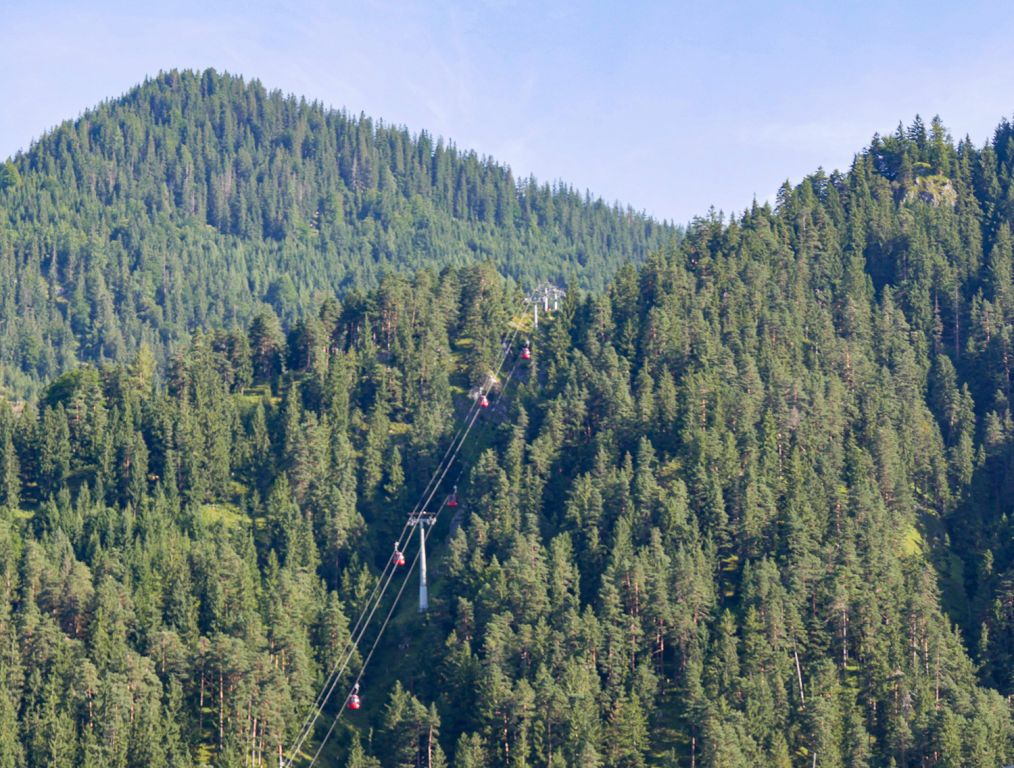 Zusammen - Die Bergbahn erschließt das gemeinsame Ski- und Wandergebiet von Waidring und Reit im Winkl.  - © alpintreff.de - Silke Schön