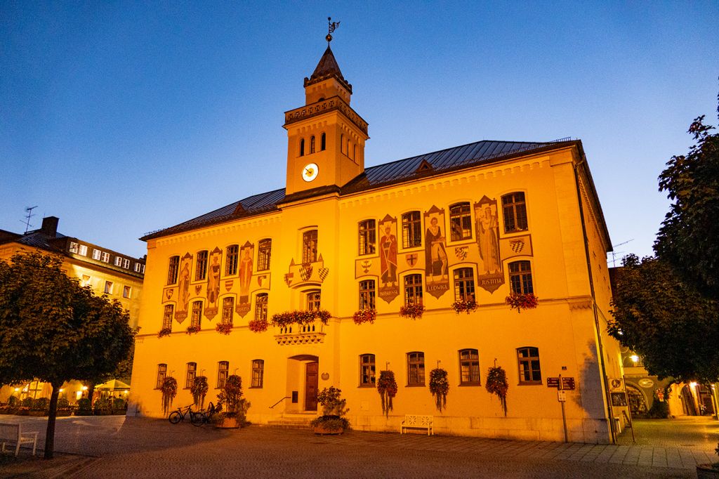 Bad Reichenhall - Das Rathaus.  - © alpintreff.de - Christian Schön