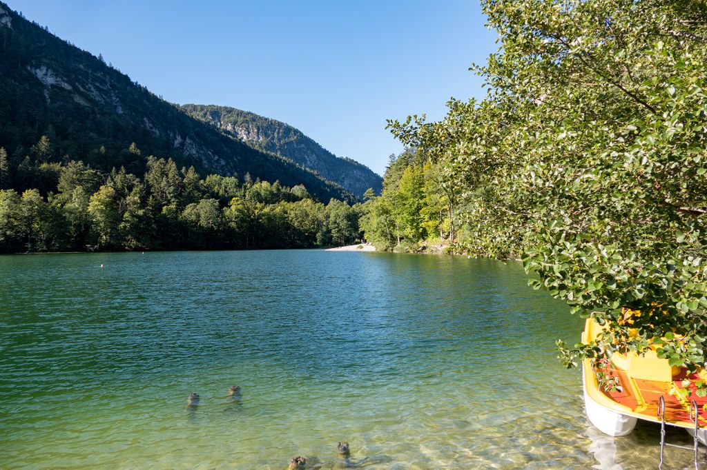 Der Thumsee in Bad Reichenhall - Schöne Aussichten bei klarem Wasser.  - © alpintreff.de - Christian Schön