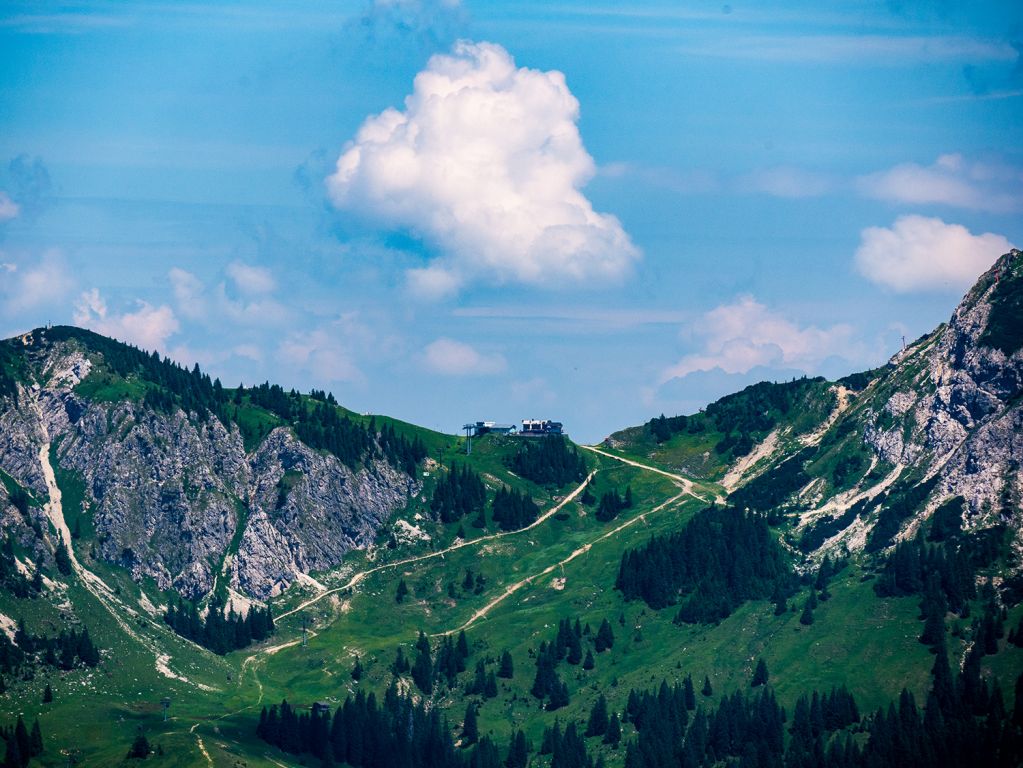 Blick auf Füssener Jöchle - Wie auch aus der anderen Richtung kann man von hier auf das Füssener Jöchle schauen. - © alpintreff.de / christian schön