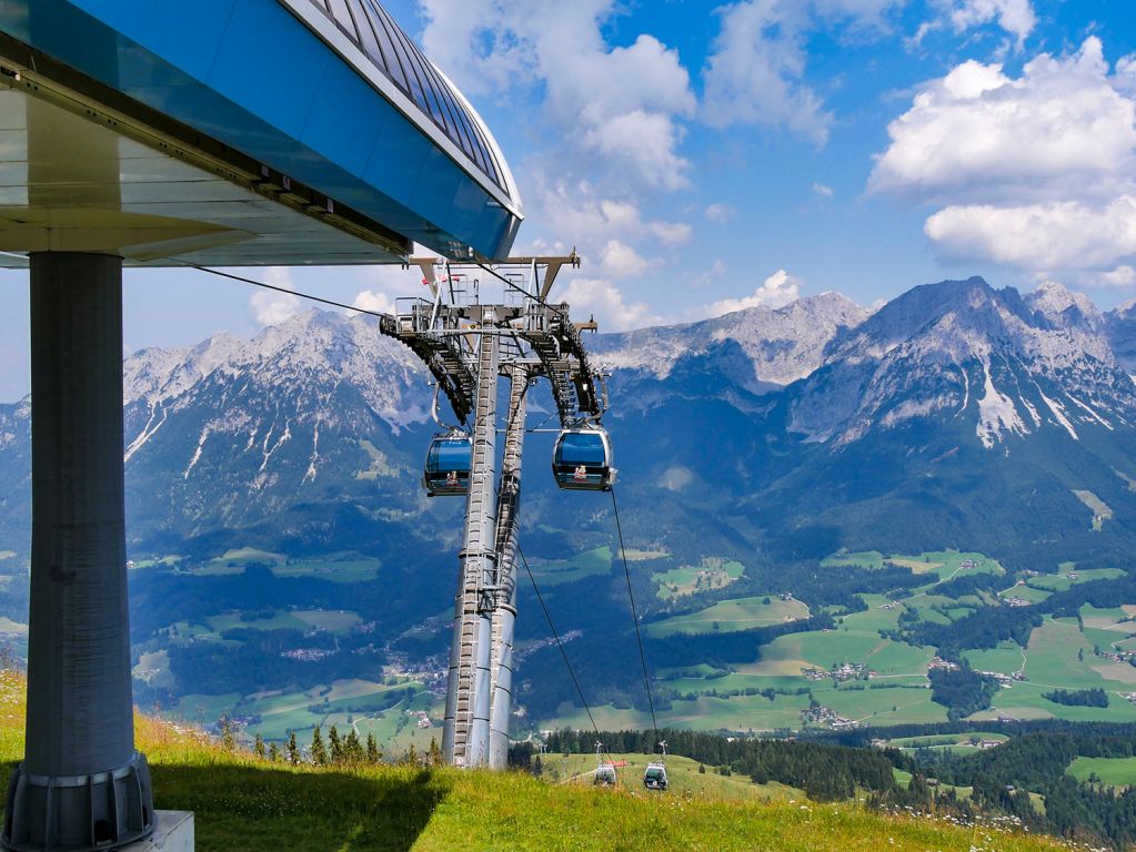 Brandstadl 8er EUB - Dafür ist aber der Blick auf den Wilden Kaiser vielleicht der schönste, den die Skiwelt Wilder Kaiser zu bieten hat. - © alpintreff.de / christian Schön Brandstadl 8er EUB - Dafür ist aber der Blick auf den Wilden Kaiser vielleicht der schönste, den die Skiwelt Wilder Kaiser zu bieten hat. - © alpintreff.de / christian Schön