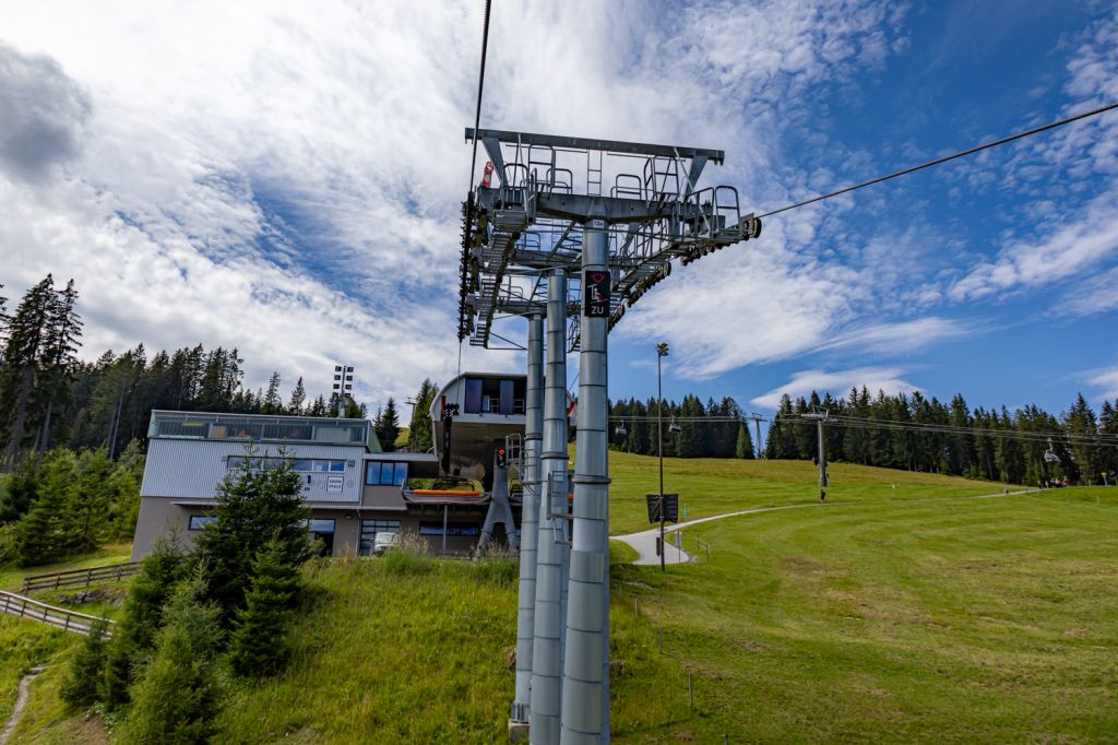 Star Jet 1 - Flachau - Bergstation - Fast an der Bergstation angelangt... - © alpintreff.de - Christian Schön