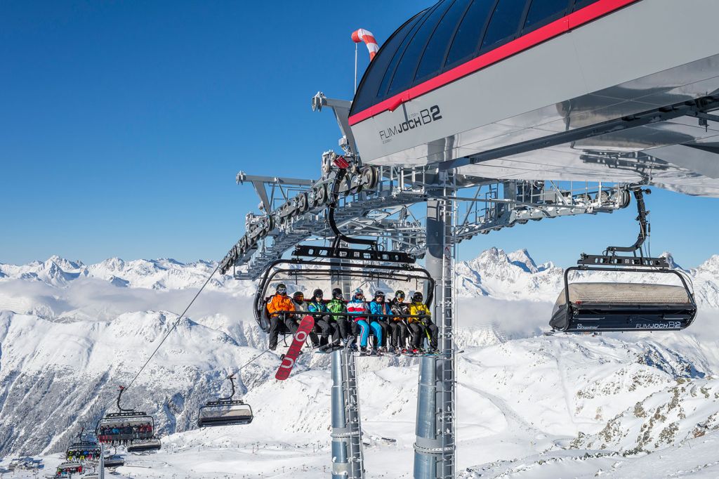 Flimjochbahn in Ischgl - Bergstation - Bergstation der Flimjochbahn - © TVB Paznaun - Ischgl