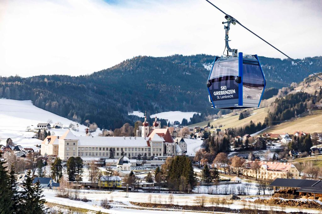 Gondelbahn Greben10 - Impressionen der neuen Gondelbahn Greben10 im Skigebiet Grebenzen - © Mediahome Werbeagentur