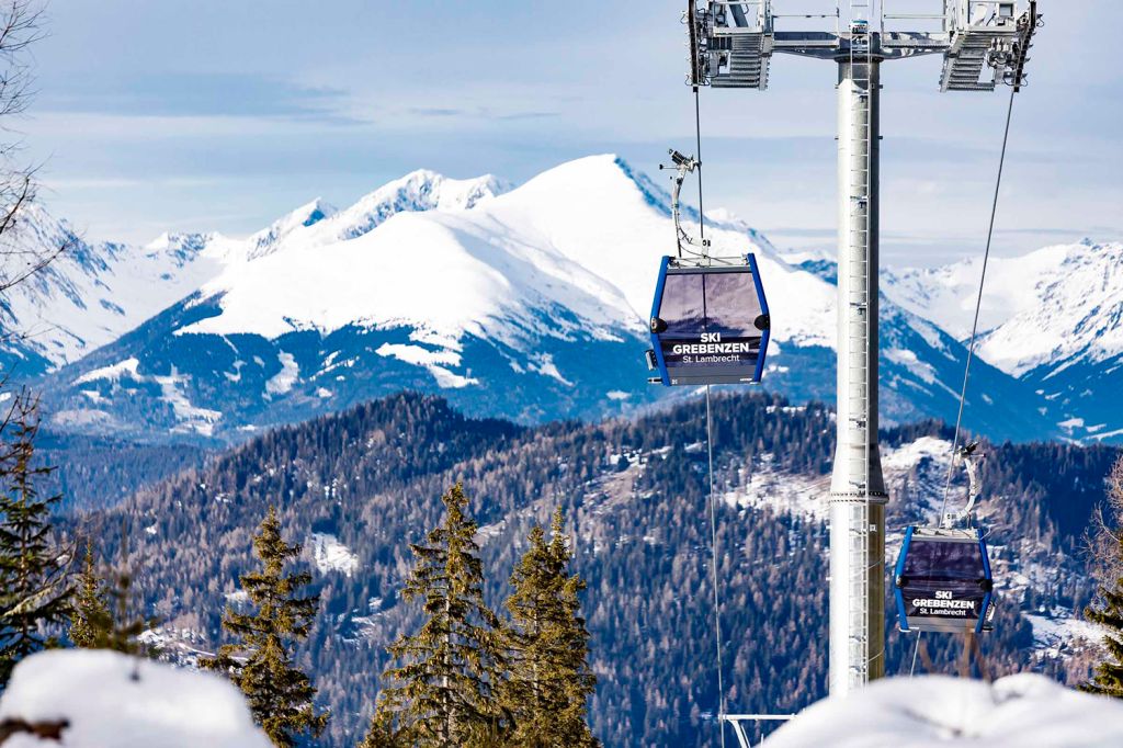 Gondelbahn Greben10 - Impressionen der neuen Gondelbahn Greben10 im Skigebiet Grebenzen - © Mediahome Werbeagentur