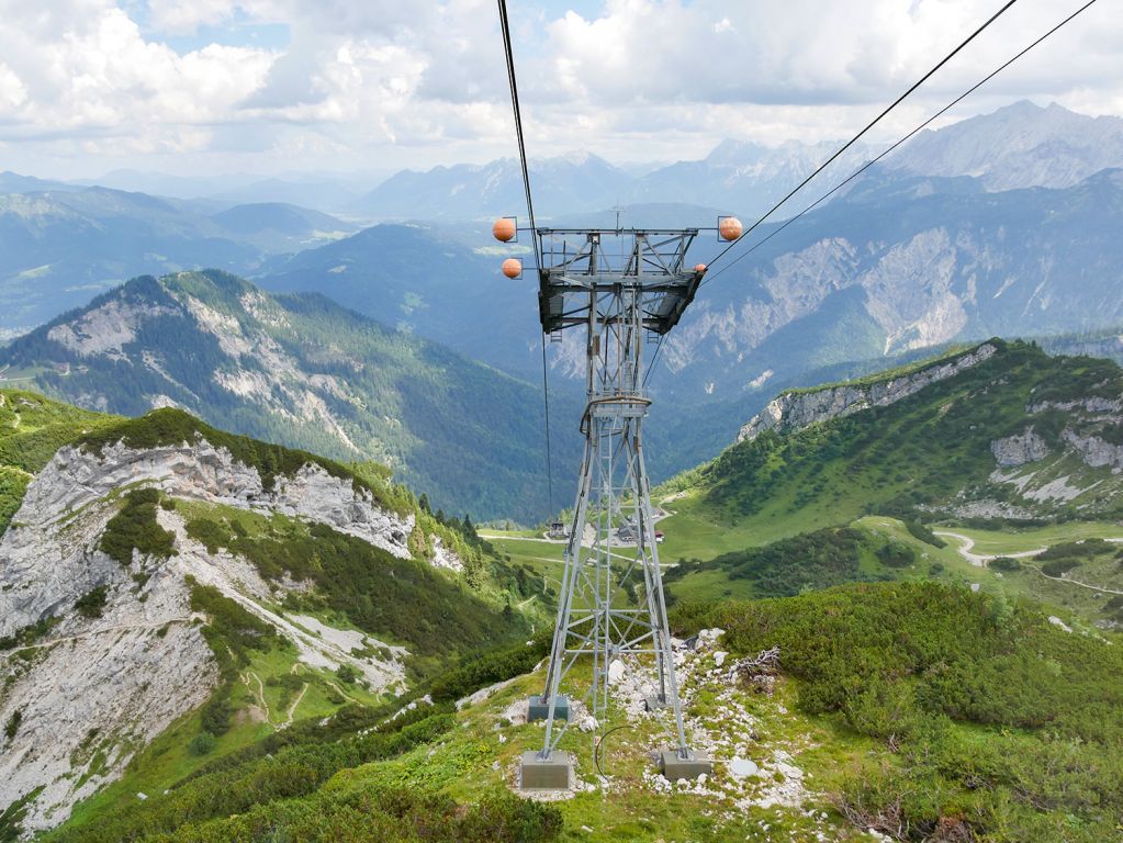 Hochalmbahn Garmisch-Partenkirchen - Blick von der Bergstation - © alpintreff.de / christian Schön