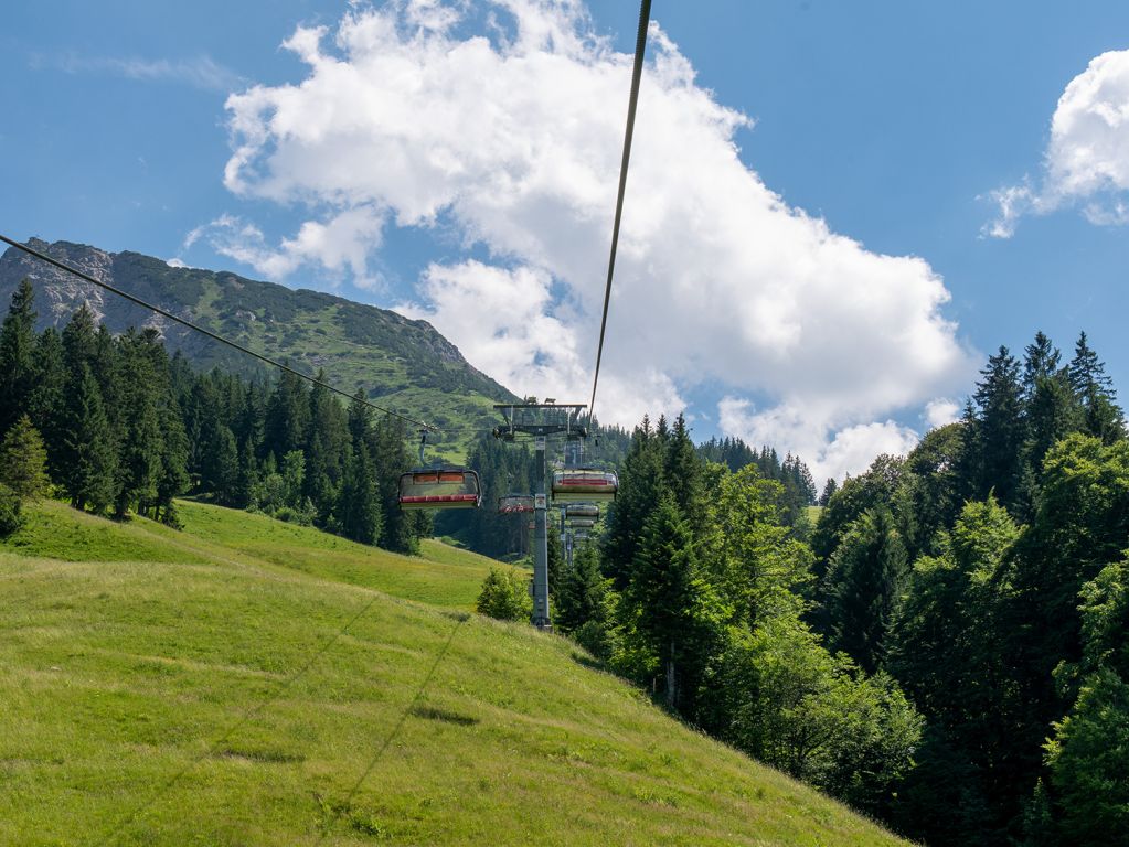 Bergfahrt mit der Iselerbahn - Impressionen von der Bergfahrt mit der Iselerbahn in Oberjoch. - © alpintreff.de / christian schön