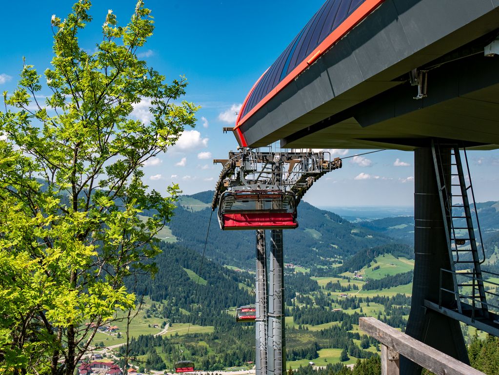 Bergstation der Iselerbahn - Bergstation der Iselerbahn in Oberjoch. Direkt an der Bergstation gibt es keine Restauration. - © alpintreff.de / christian schön