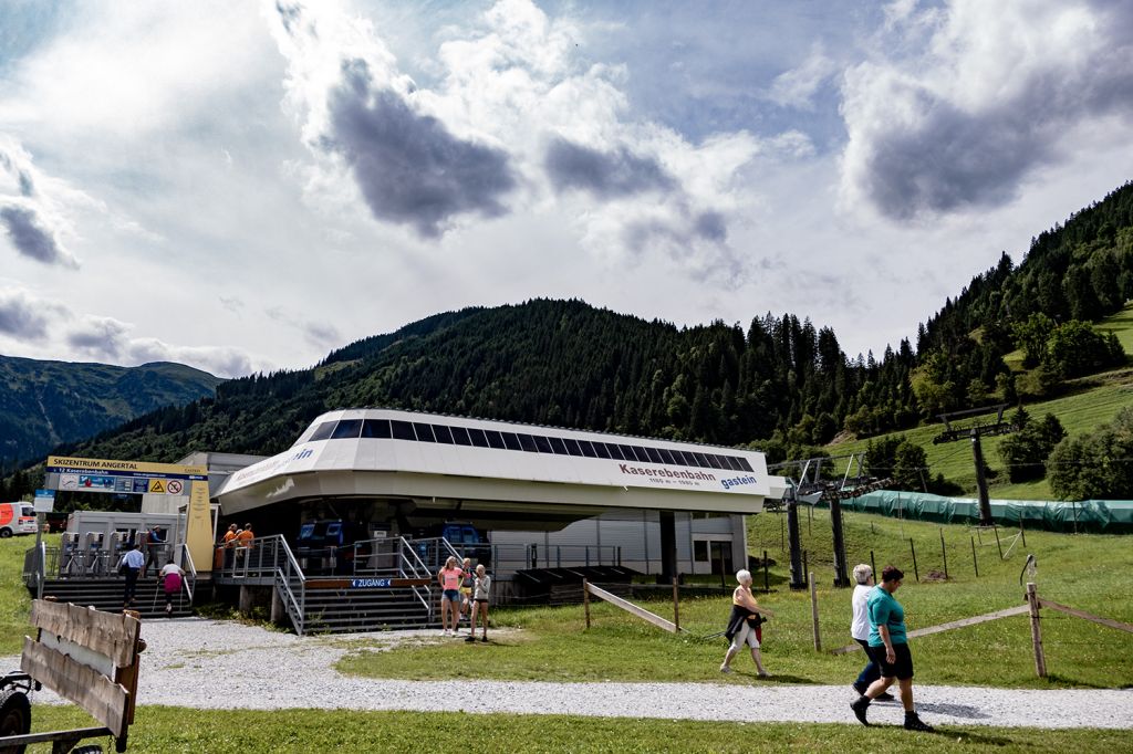 Kaserebenbahn im Angertal - Die Kaserebenbahn führt vom Skizentrum Angertal bis ins Gebiet der Schlossalm von Bad Hofgastein. - © alpintreff.de / christian Schön