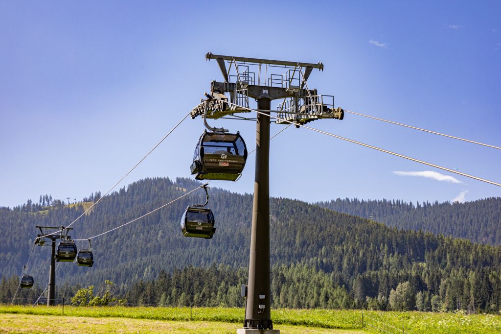 Steinbergbahn - Leogang - Bilder - Die Bahn entlastet die Asitzbahn, die nach knapp 25 Jahren mit den gestiegenen Skifahrerzahlen nicht mehr mithalten konnte.  - © alpintreff.de - Christian Schön