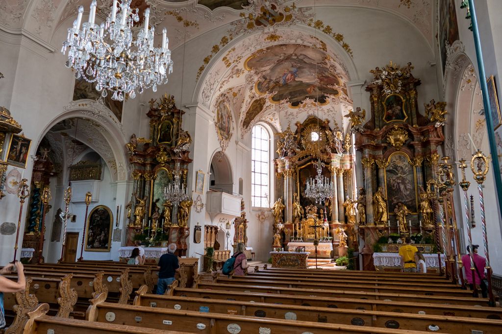 Mittenwald - Pfarrkirche Peter & Paul - In der Pfarrkirche in Mittenwald. - © alpintreff.de / christian Schön