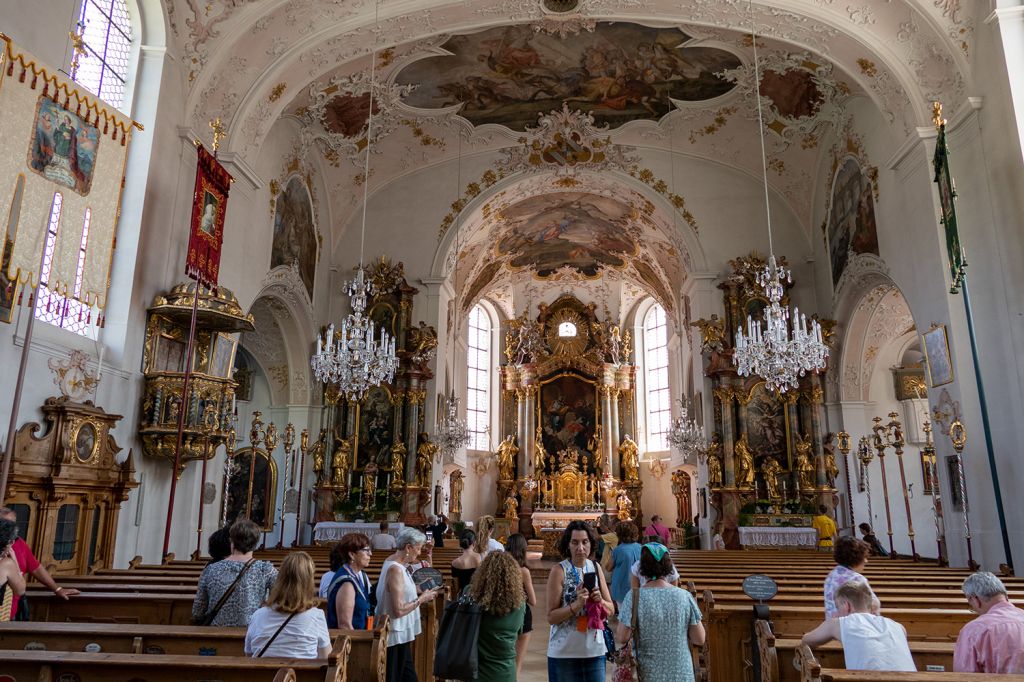 Mittenwald - Pfarrkirche Peter & Paul - In der Pfarrkirche Mittenwald - © alpintreff.de / christian Schön